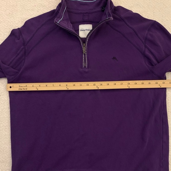 TOMMY BAHAMA Pima Cotton Quarter Zip Sweatshirt - Picture 4 of 7